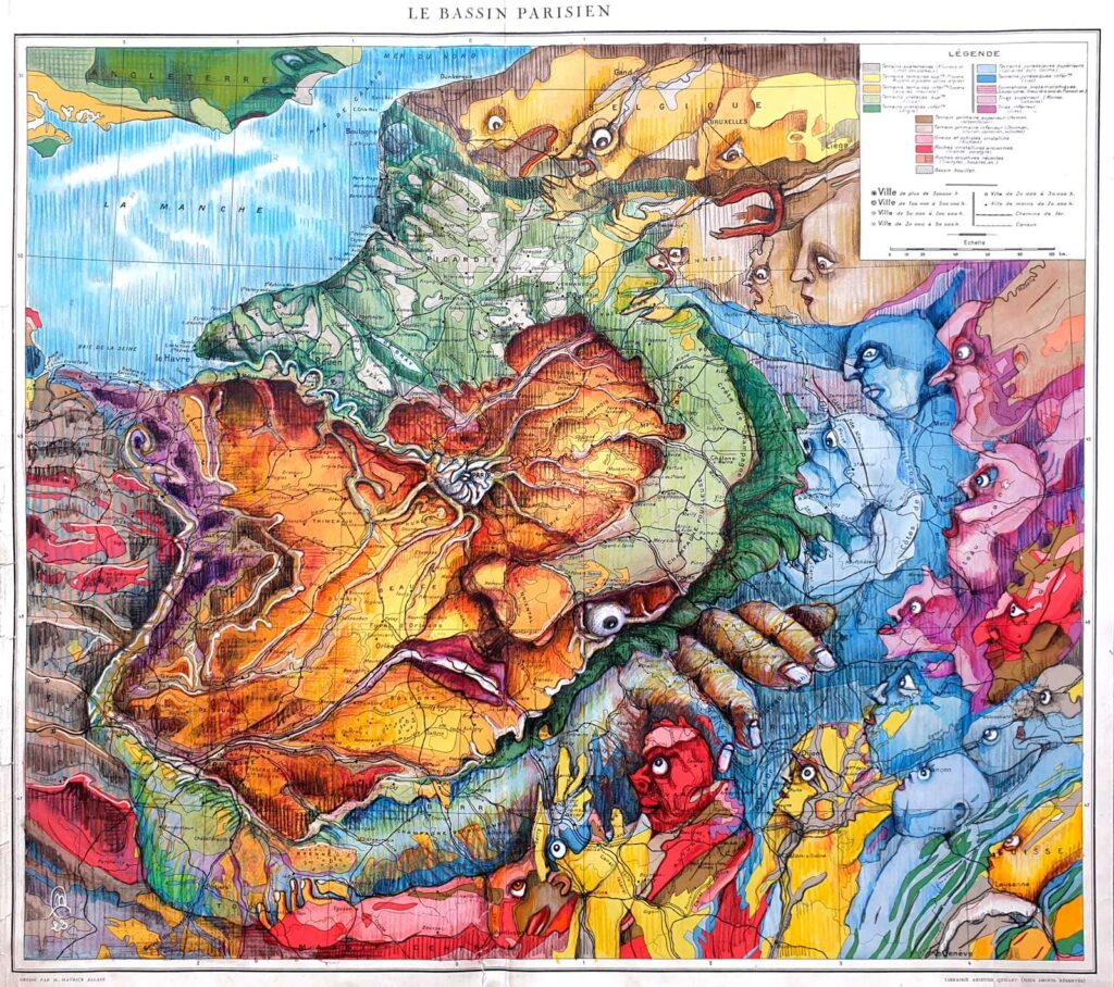 Gargantua (Dessin sur carte, 1930)